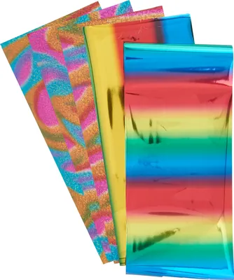 Produktbild von Metallic-Transferfolie, 22 x 10 cm 6 x Bunt-Metallic