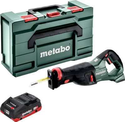 Produktbild von Metabo SSEP 18 LT Akku Säbelsäge 18 V 32 mm + 1x LiHD Akku 4,0 Ah + Metabox - ohne Ladegerät