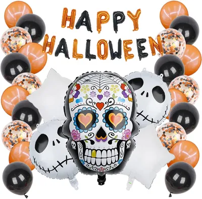 Produktbild von Halloween Ballons 28 Stück Party Dekoration