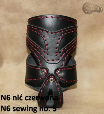 Obrázek produktu pro Držák nápojů na motorku SAKO N6 RED kožený