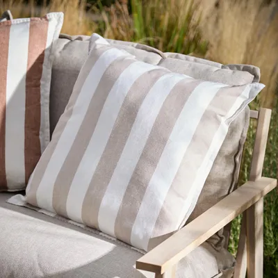 Produktbild von Outdoor Kissen, Baumwolle mit Polyesterfüllung, 50x50 cm, für Gartenmöbel