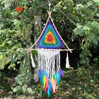 Produktbild von Bali-Traumfänger – Meditationspyramide