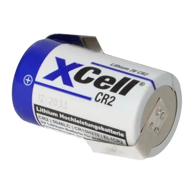 Obrázek produktu pro XCell CR2 lithiová baterie, 3V, 850 mAh, s pájecími výstupky