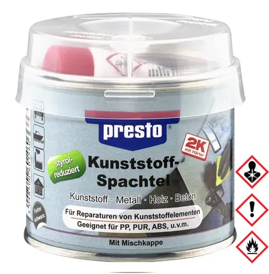 Zdjęcie produktu dla Presto Plastic Filler Wypełniacz poliestrowy o bardzo dobrej przyczepności 250g