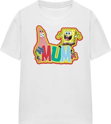 Produktbild von SpongeBob SquarePants - "Mum" T-Shirt für Damen TV27016 (S) (Weiß)