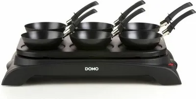 Produktbild von Sada gourmet clatite si wok 2 v 1 DOMO DO8710W, 6 osob, 1000W
