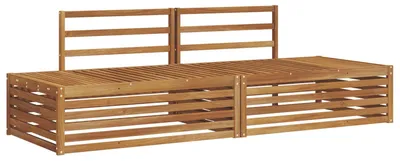 Immagine prodotto di Set divano da esterno vidaXL Naturale 203,5 x 83 x 73 cm in legno massello di acacia