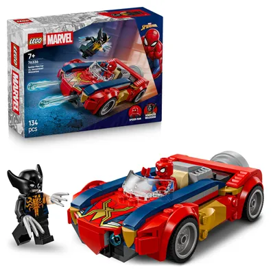 Image de LEGO | Marvel 76336 Spider-Man et sa voiture contre Wolverine venimeux - Jouet à partir de 7 ans