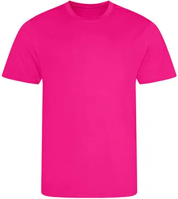 Immagine prodotto di Just Cool JC001 | Cool T-Shirt +WRAP certified +UV sun protection 30 - Colore: Hyper Pink - Taglia: L