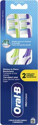 Obrázek produktu pro Zubní kartáček Oral-B Proclean s odstraňovačem plaku, střední, 2 kusy