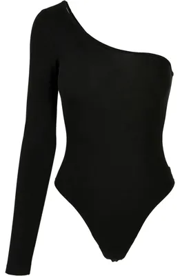 Immagine prodotto di Urban Classics - Body asimmetrico da donna con una manica TN650 (M) (nero)