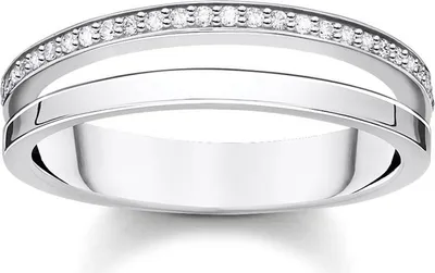 Produktbild von Thomas Sabo Simple Rings TR2316-051-14 Damenring, Ringgröße:54