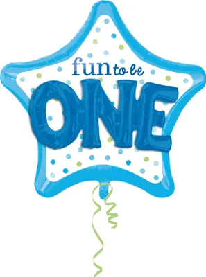 Produktbild von Sternballon fun to be one in Blau