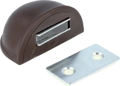 Produktbild von Bodentürstopper Türfeststeller Feststeller Türmagnet Bodenmagnet Magnet Braun