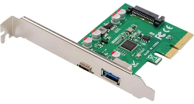 Produktbild von DIGITUS PCIe Karte USB Type-C + USB A