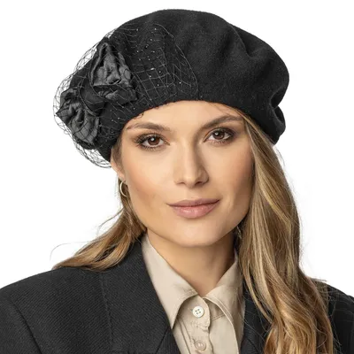 Produktbild von Vivisence Damen Baskenmütze Winter Aus Wolle Elegante Warm Und Gemütlich Frauen