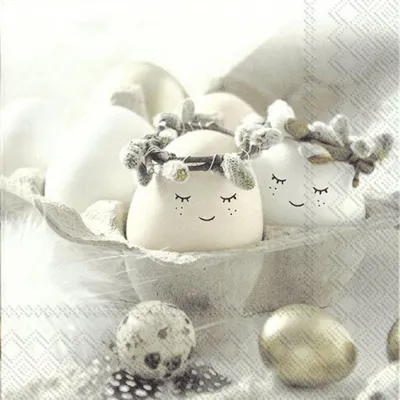 Produktbild von Lunchservietten "Cute Eggs", Osterdekoration, von Ihr Ideal Home Range