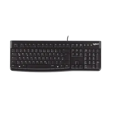 Productafbeelding van Logitech K120, Volledig formaat (100%), Bekabeld, USB, Zwart