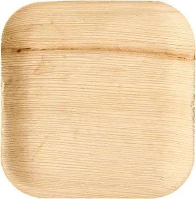 Produktbild von Papstar Palmblatt Teller eckig "pure" 18 x 18 cm, 25 Stück