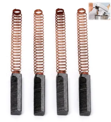 Kohlebürsten-Set 4 Stück 25x6x6 mm für Küchenmaschinen