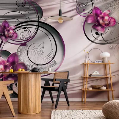 Produktbild von Vlies Fototapete - Wave of pleasure 200x140 cm Blumen 10110906-113