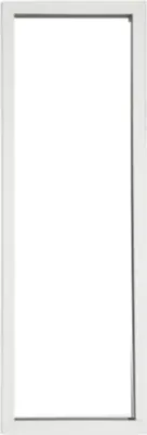 Image de Fenetre Fixe En Aluminium Blanc Vertical H215 x L60 cm