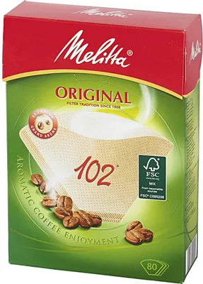 Immagine prodotto di Melitta Mel.Filtertüten (Verkaufseinheit: 9) 102/80 braun 157287 4006508206926