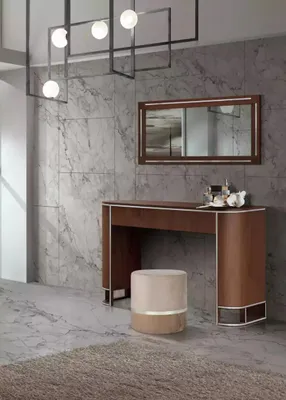 Image de Ensemble de chambre à coucher Coiffeuse miroir Coiffeuse cosmétique nouveau