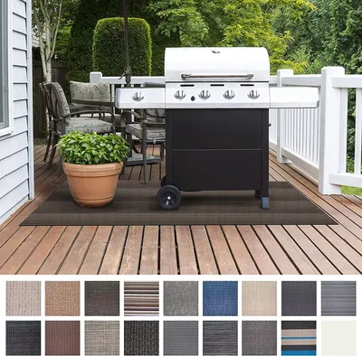 Produktbild von Grillschutzmatte Modena BBQ Grillmatte Grillteppich Grillunterlage schwer entflammbar 90x120 cm