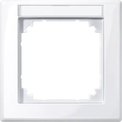 Immagine prodotto di Merten FRAME 1F M.DESCRIPTION.TRAEGER (M-SMART.R. WS,GLÄNZ.)