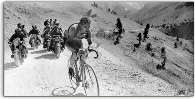 Produktbild von Coloray Acrylbild 100x50  Wandbild Acrylbilder Kunstdruck Tour De France Fahrrad