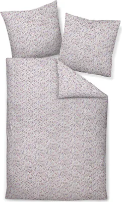 Produktbild von Janine Design Bettwäsche-Garnitur Mako-Soft-Seersucker 20154 TANGO Farbe lila beere Größe 135x200+80x80