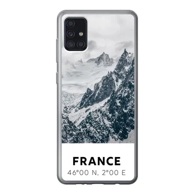 Produktbild von MuchoWow® Handyhülle Schutzhülle Hülle für Samsung Galaxy A52 5G Frankreich - Berge - Schnee Silikon Softcase Handy Hülle - Umschlag