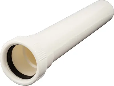 Produktbild von tecuro Tauchrohr - Wandrohr - Verlängerung 1 1/4 Zoll x Ø 40 x 250 mm, KS- weiß