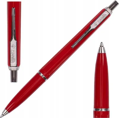 Produktbild von DRUCKKUGELSCHREIBER elegante blaue Mine ZENITH 7 Classic ROT