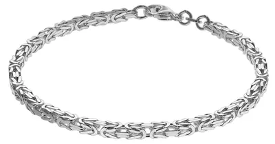 Produktbild von trendor Armband Königskette Sterlingsilber 925 Stärke 3,2 mm 75236-21
