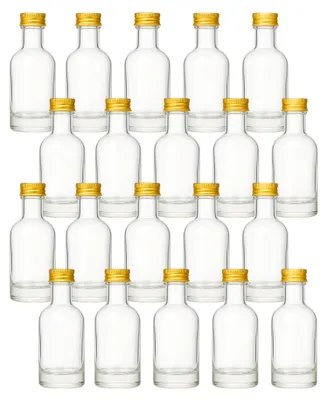 Zdjęcie produktu dla Zestaw 20 szklanych mini-butelek (po 0,05 l) z zakrętką