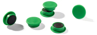 Produktbild von DURABLE Magnete Ø 21 mm Industrieverpackung 20 St., 475205 grün