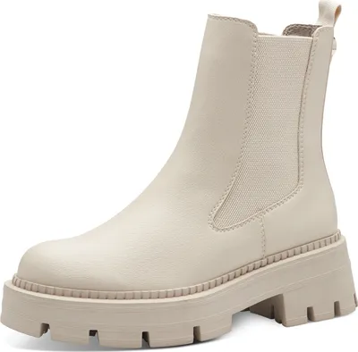 Productafbeelding van Tamaris dames laarzen, veganistisch, beige, maat 36