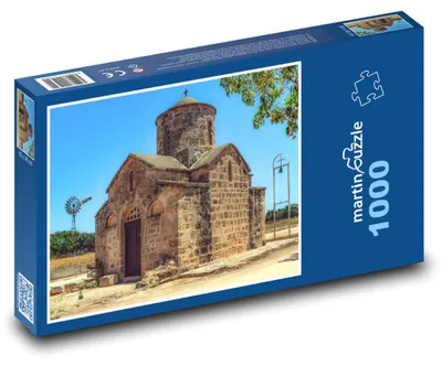 Zdjęcie produktu dla Puzzle 1000 Historyczny kościół we Frenaros - martinpuzzle
