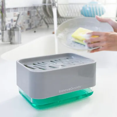 Obrázok produktu pre dávkovač mydla 2 v 1 pre kuchynský drez Pushoap InnovaGoods