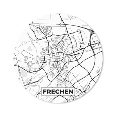 Produktbild von MuchoWow® Mauspad Mousepad Karte - Frechen - Stadtplan - Karte 30x30 cm - Mousepads - Maus Mat - Pad - Mausunterlage - Tischunterlage - Schreibtischmatten