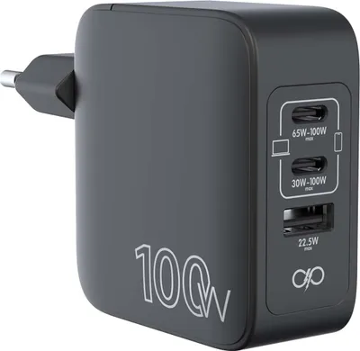Immagine prodotto di Force Power, caricatore 100 W USB-A/2x USB-C Power Delivery Ultra Fast, nero