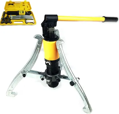 Obrázek produktu pro Hydraulický stahovák 15T Hydraulický stahovák nábojů kol Sada stahováku pólových kol Stahovák ložisek Stahovák stahováku Sada garážového nářadí