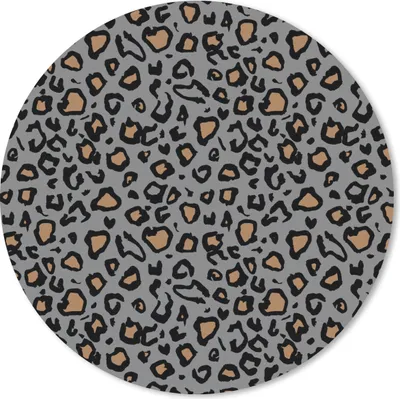 Produktbild von MuchoWow® Mauspad Mousepad Panther - Muster - Tiere 50x50 cm - Mousepads - Maus Mat - Pad - Mausunterlage - Vinyl