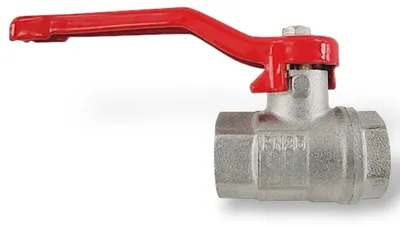 Produktbild von Kugelhahn mit Stahlhebel Messing Innengewinde IG beidseitig 3/4 Zoll