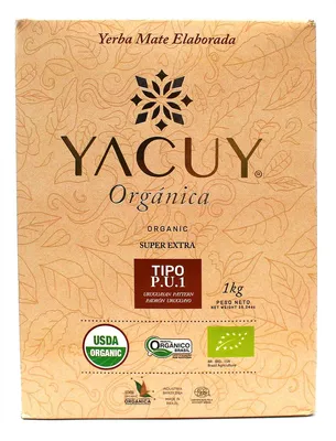 Immagine prodotto di Tè Yerba Mate Yacuy PU1 - Yerba Mate brasiliana 1 kg - fresco, biologico, 100% naturale