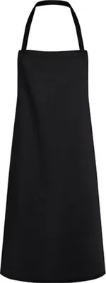 Produktbild von Karlowsky Latzschürze FARO 75 x 95 cm unisex Polyester/Baumwollmix waschecht pflegeleicht Schwarz