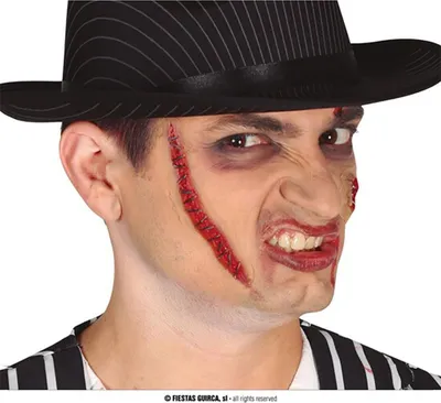 Produktbild von Narben Wunden Verletzungen für Halloween