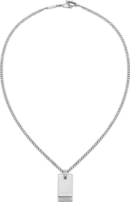 Image de ASTON MARTIN Collier homme pendentif acier inoxydable argent AML ICON MJIBF5NU0